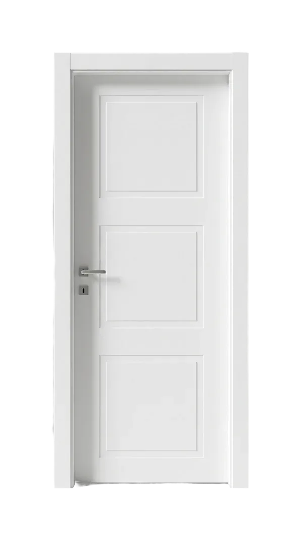 Porta interna Pantografata 3 Bugne su misura, prodotta da Pan.door.a e montata a Oderzo