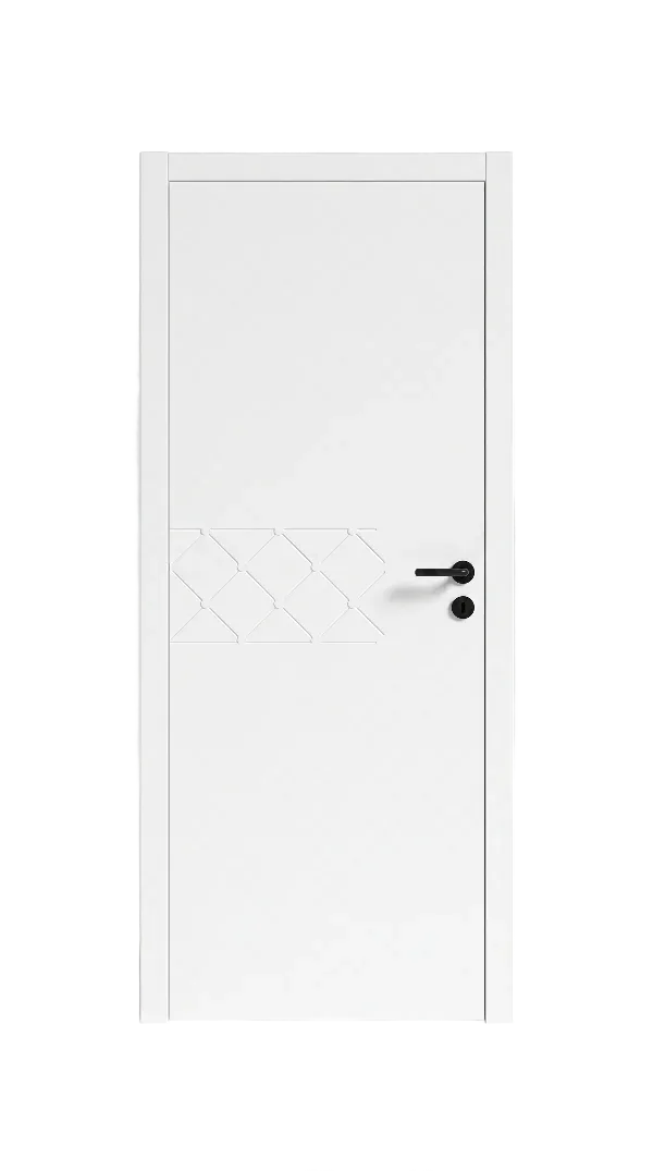 Porta interna moderna pantografata, modello Trama