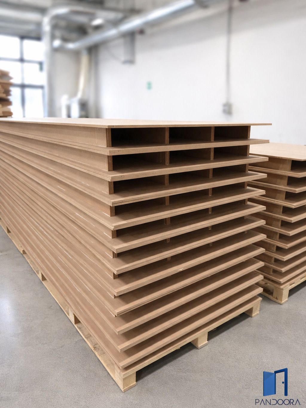 Niedrige MDF-Wände