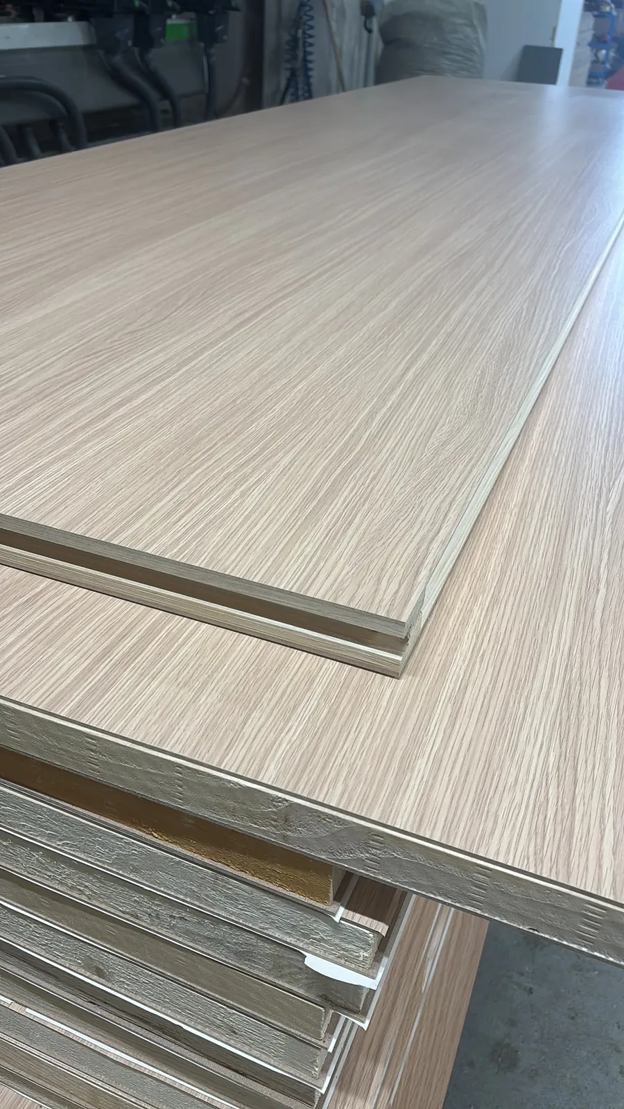 Pannelli tamburati laminati effetto rovere