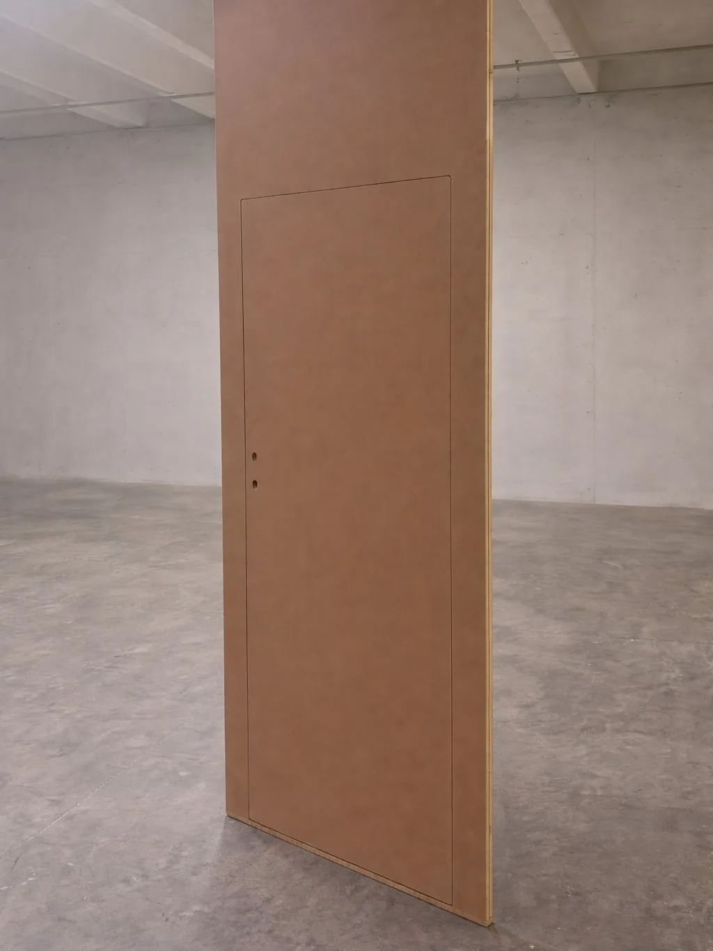 Porta tamburata grezza per stand fieristici, pronta per finitura o laminatura