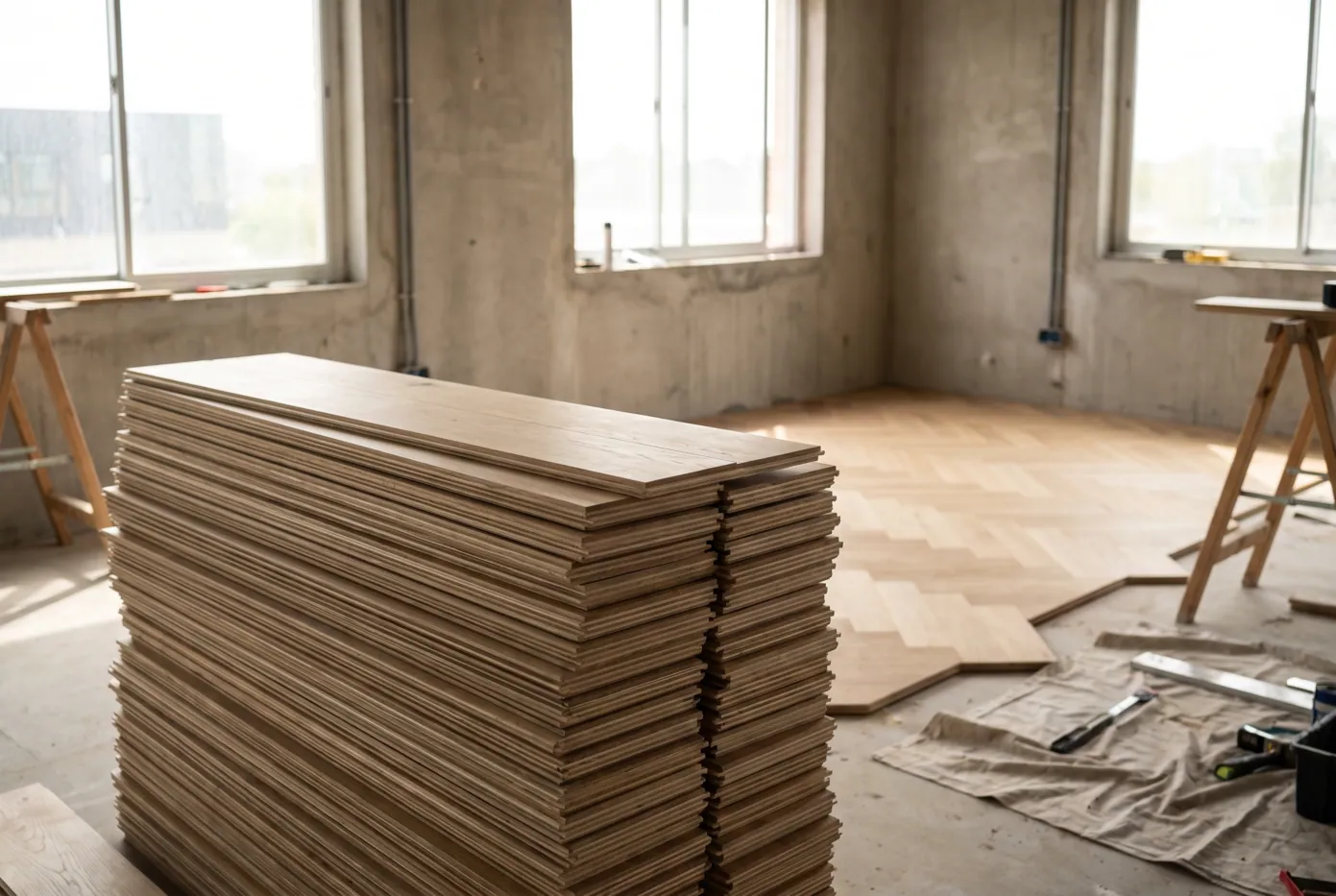 Listoni di parquet prefinito multistrato