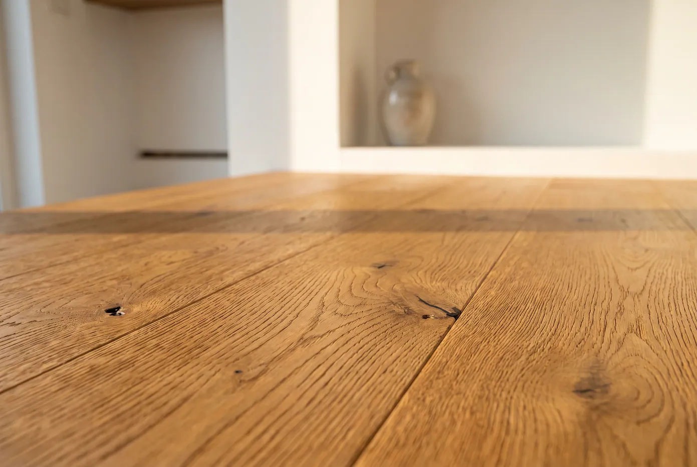 Finitura spazzolata su rovere