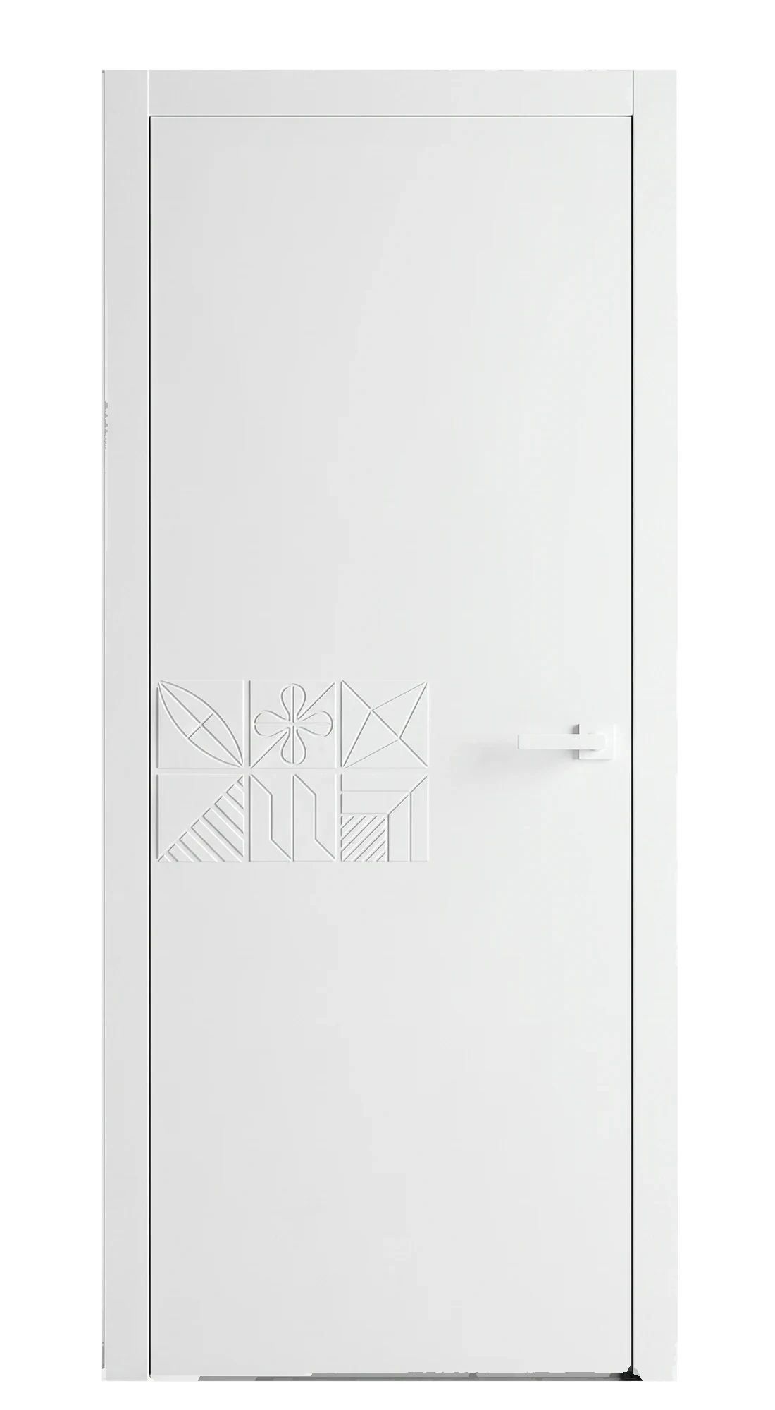 Porta Gramma – porta per interni pantografata laccata