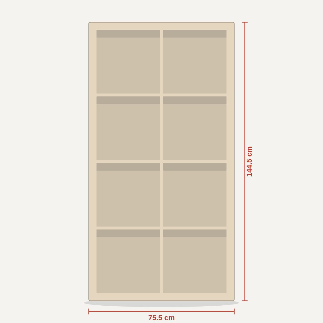 Libreria Alveare 2×4