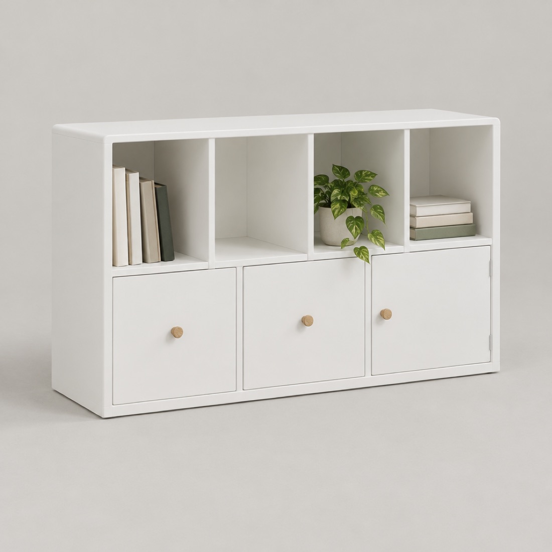Libreria Quadra 4×2 con cassetti
